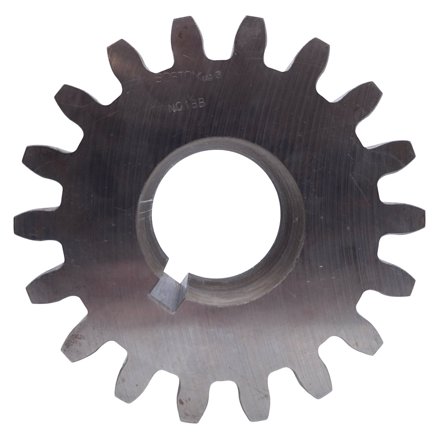 Used Boston Gear NO18B Spur Gear 18 Teeth, ø2.74in Bore, 3in Face, ø6in Pitch