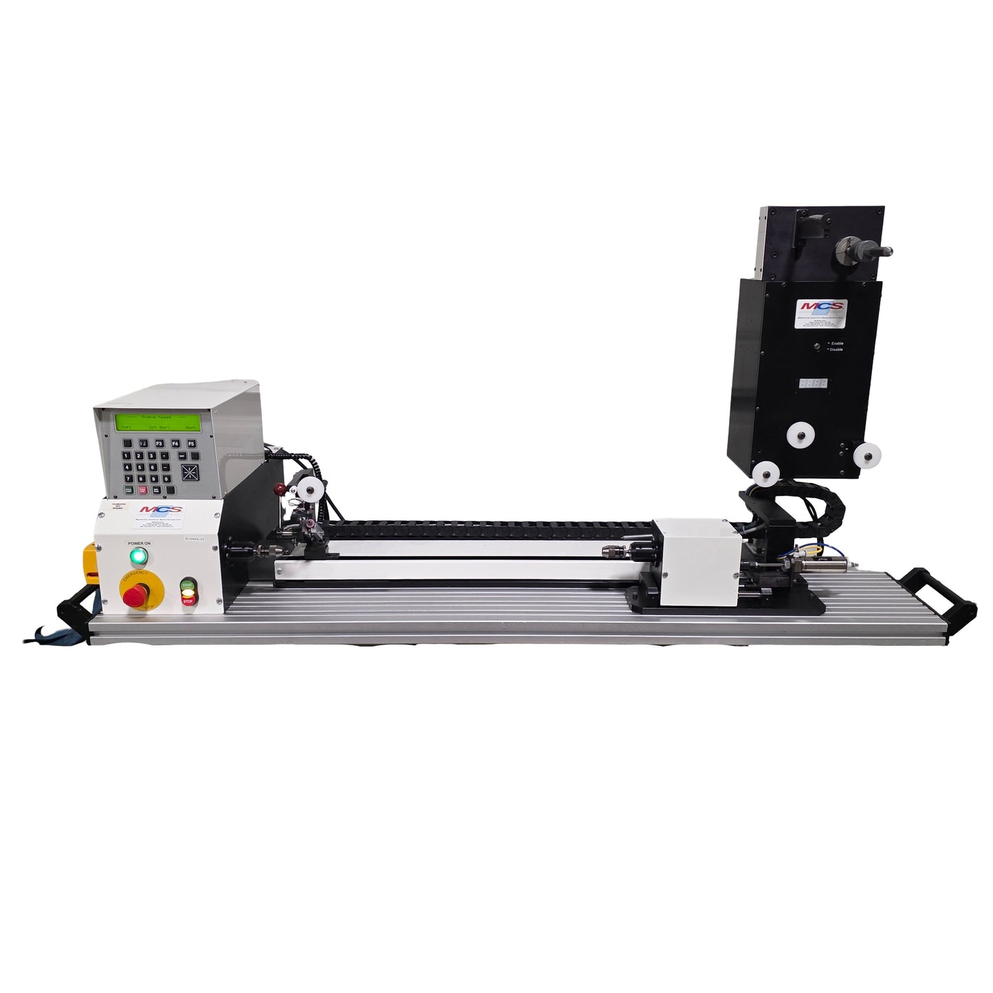 Used Machine Control Specialists 105B Benchtop Precision Medical Coil Winder 24"