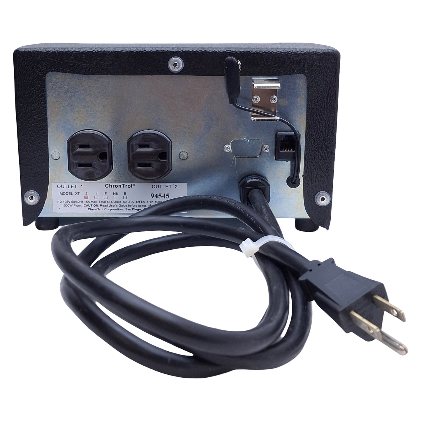 Used Chrontrol XT-2 Table Top Timer, 20 on/off Programs, 110-125VAC *Damaged Screen*