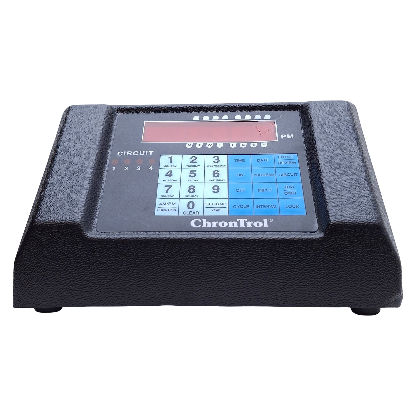 Used Chrontrol XT-2 Table Top Timer, 20 on/off Programs, 110-125VAC *Damaged Screen*