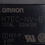 Used Omron H7EC-NV-B Miniature Total Counter, 8-Digit, 0-99999999, 1/32 DIN, 24VDC