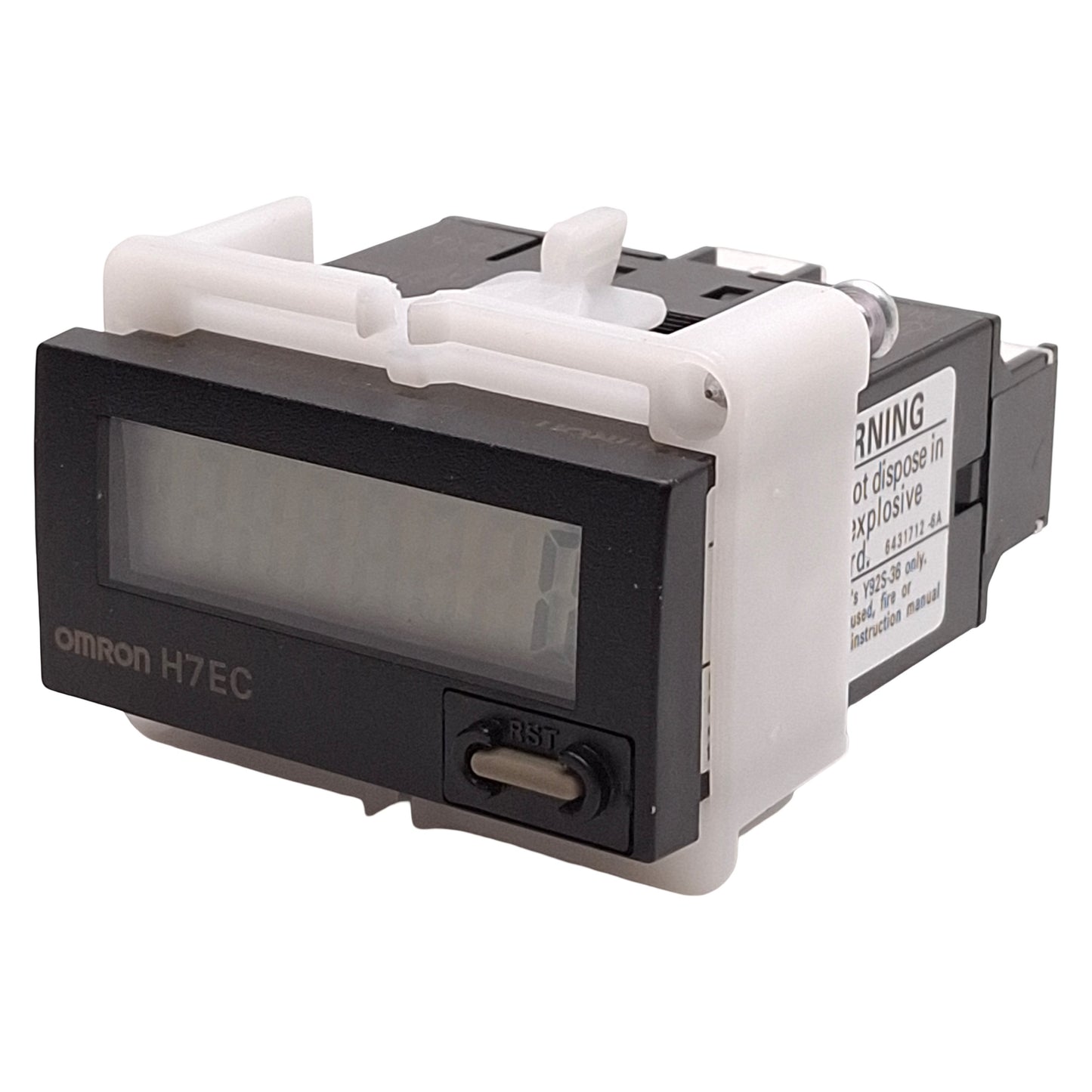 Used Omron H7EC-NV-B Miniature Total Counter, 8-Digit, 0-99999999, 1/32 DIN, 24VDC