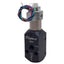 Used Clippard SCPV-1-3 Needle Valve, 1/8in NPT, Vac-100psi, 0-280l/min, 7-35VDC