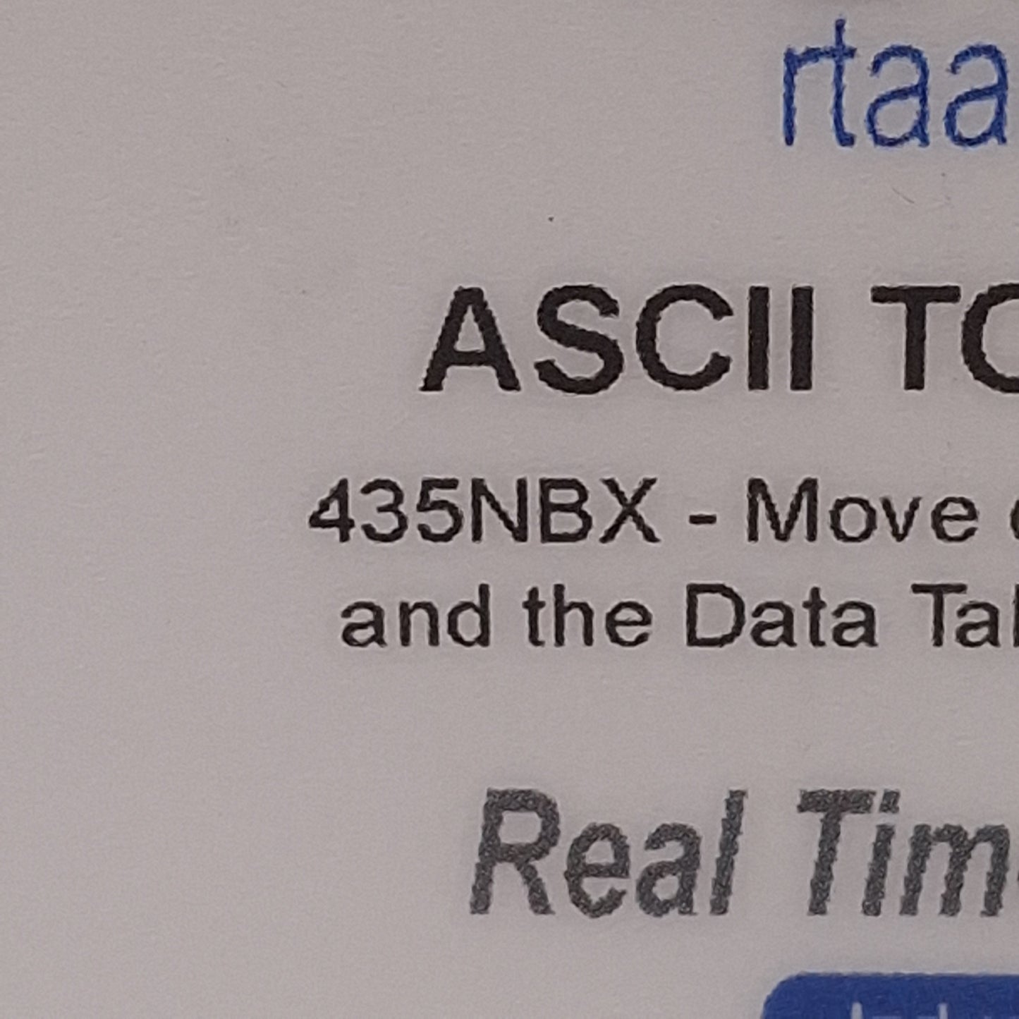 Used RTA 435NBX-N700 ASCII To Allen Bradley PLC Gateway, RS232/485/422, 12-24VDC