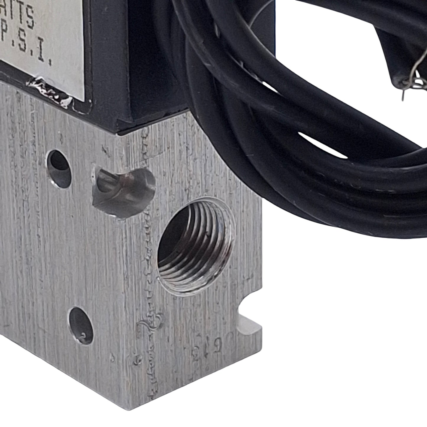 Used Humphrey 31012VDC Solenoid Valve, 3/2-Way, 1/8in NPSF, 0-125psi, 12VDC Coil