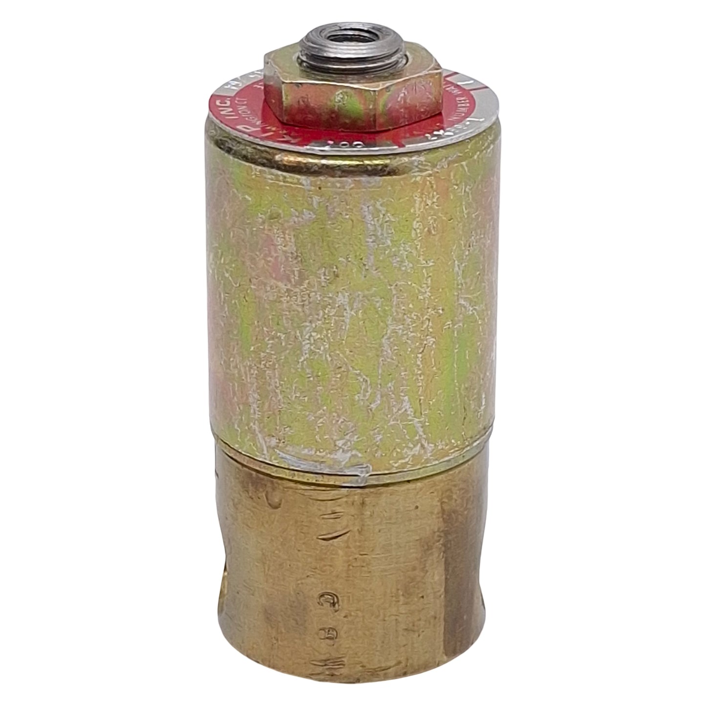 Used Kip Inc 2X99-1 Solenoid Valve, 2-Way, 1/8in NPT, 100psi Max, 7W, 24VAC Coil