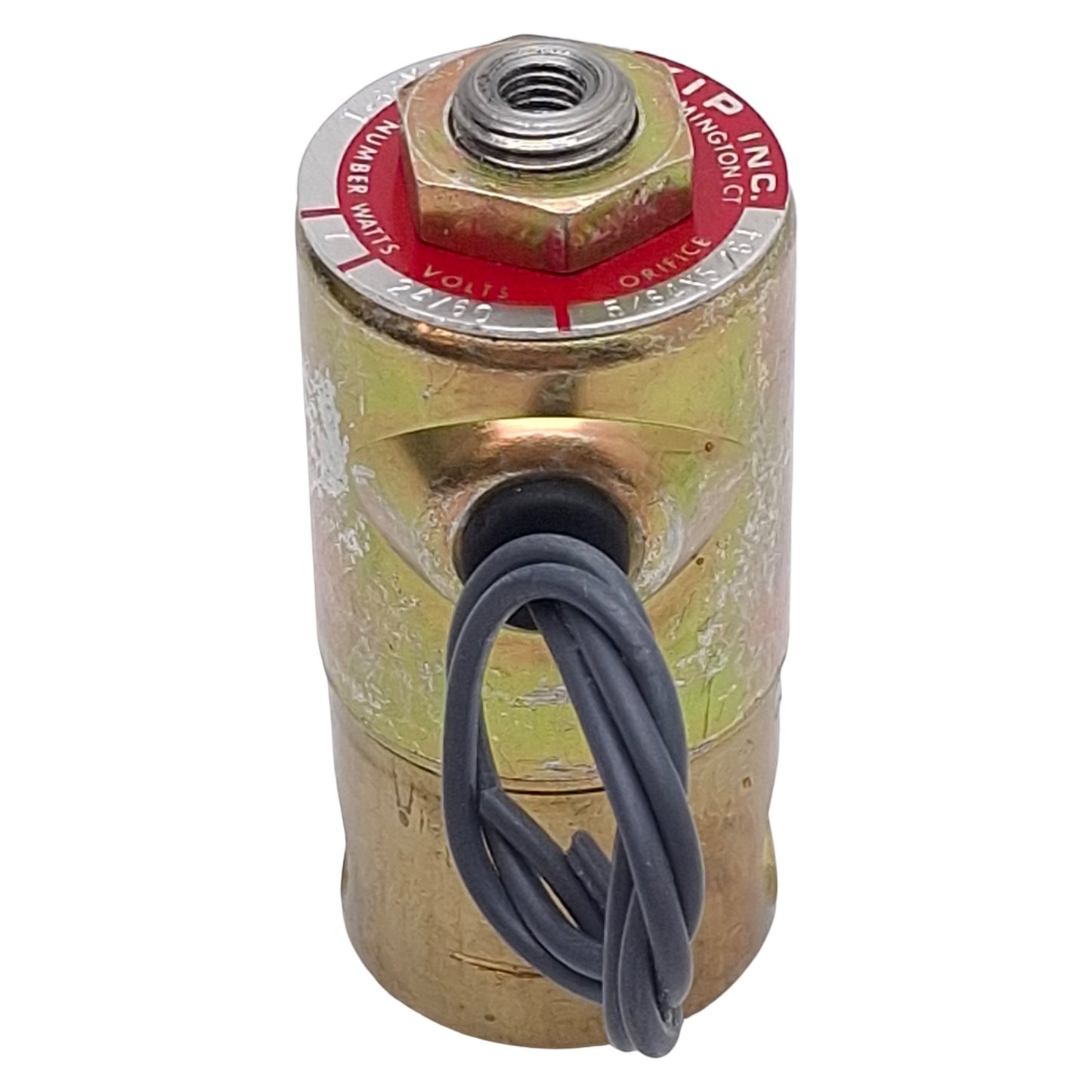 Used Kip Inc 2X99-1 Solenoid Valve, 2-Way, 1/8in NPT, 100psi Max, 7W, 24VAC Coil