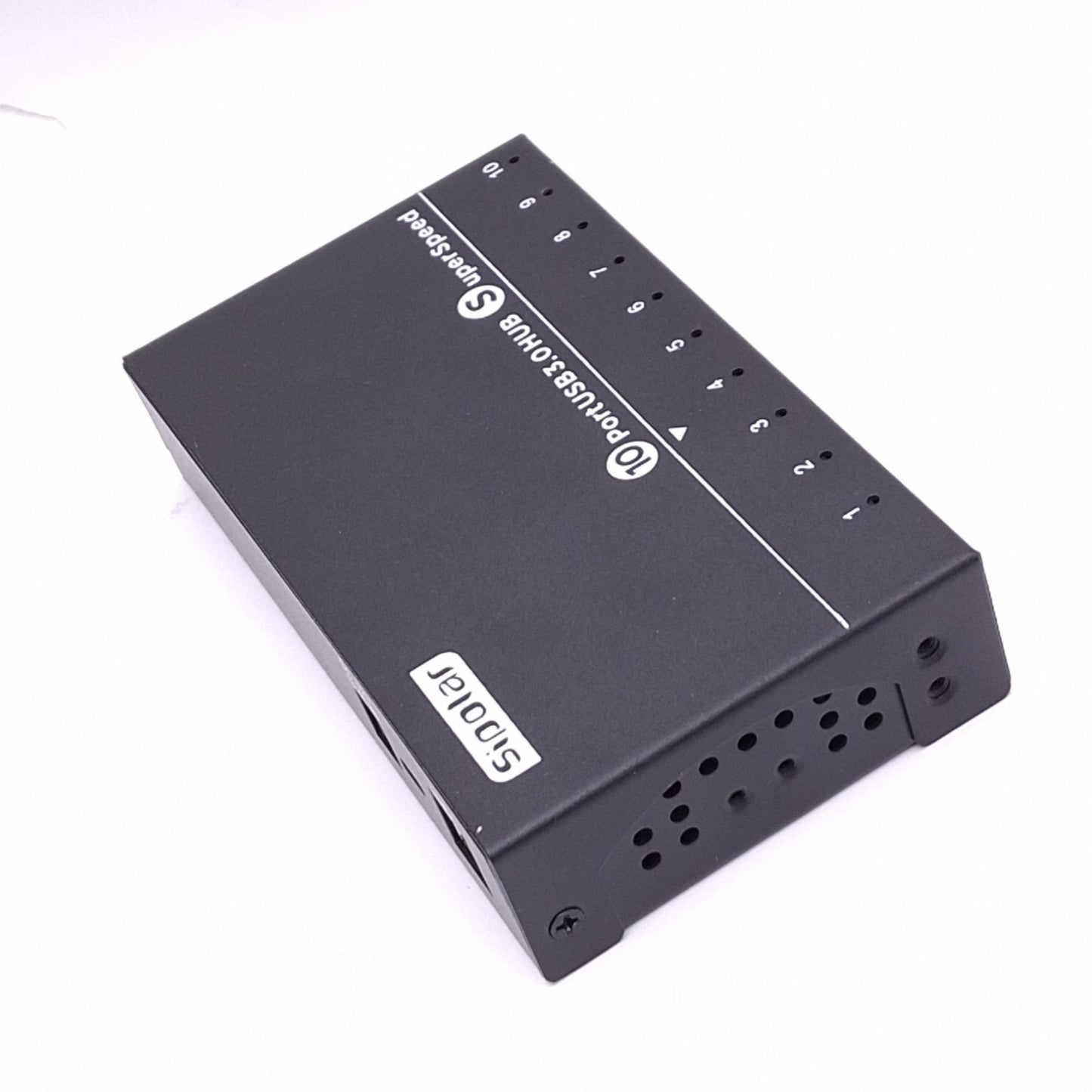 New – Open box Sipolar A-103 USB Hub Super Speed, 10-Port USB 3.0, 12VDC Input