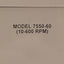 Used Cole-Parmer 7550-60 MasterFlex Computerized Drive 0.10-2300mL/min, 10-600RPM