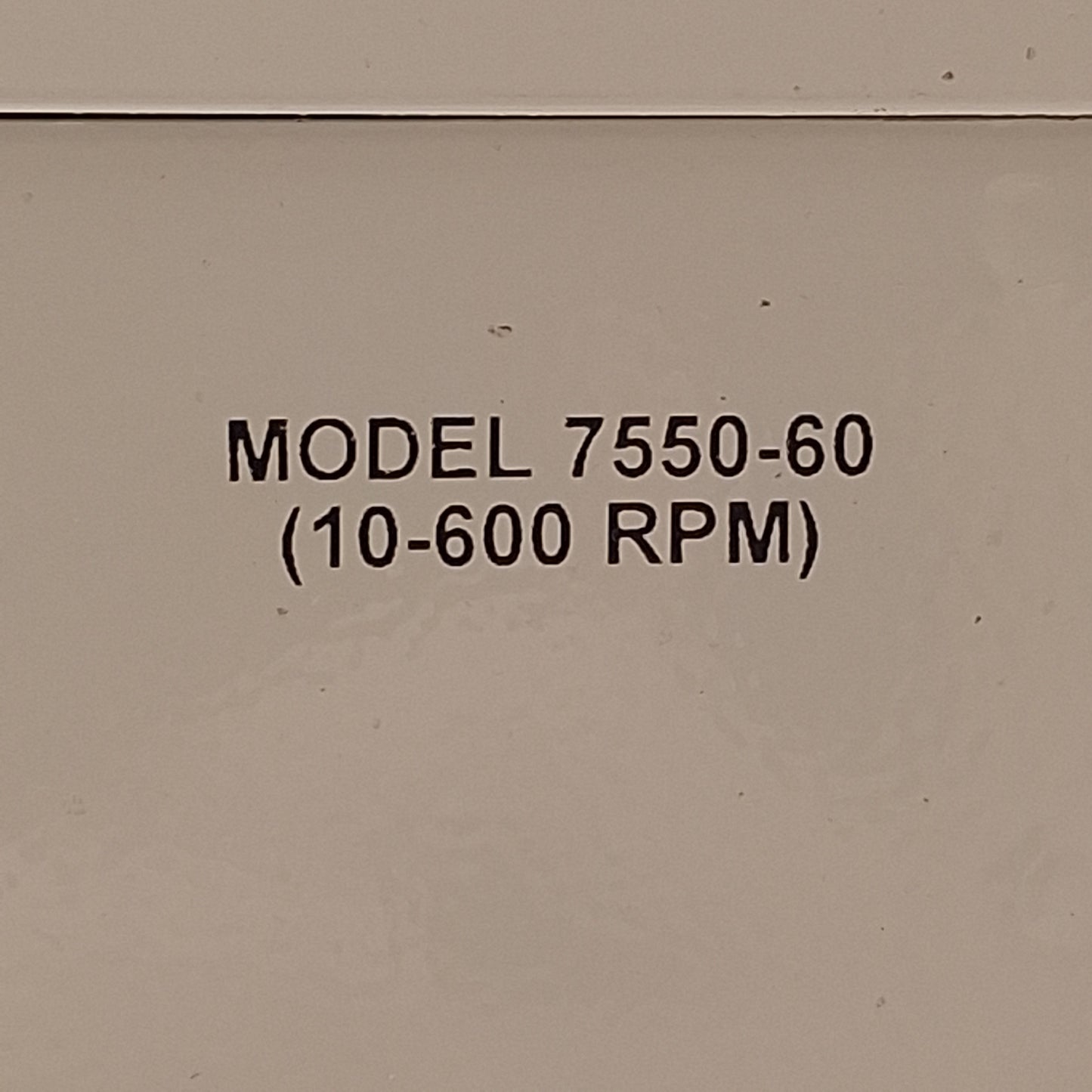 Used Cole-Parmer 7550-60 MasterFlex Computerized Drive 0.10-2300mL/min, 10-600RPM