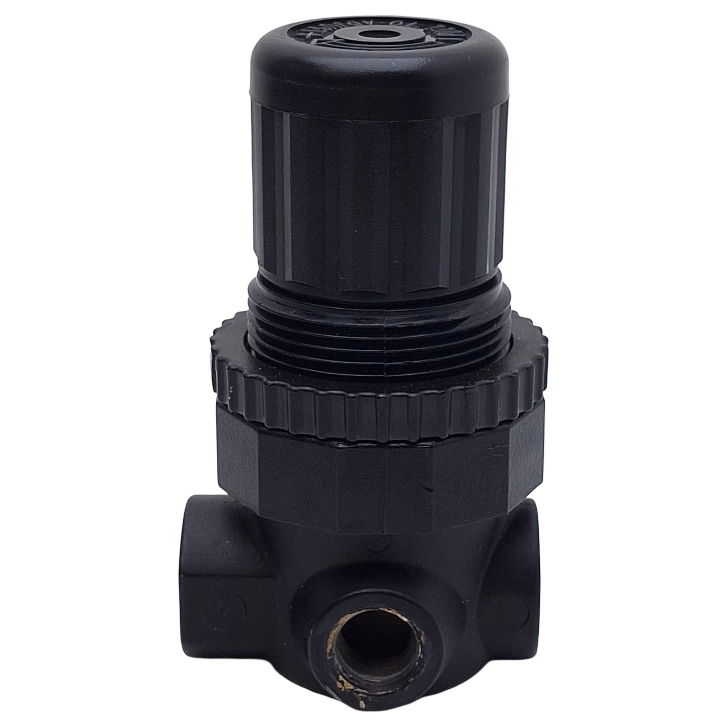 Used Norgren R07-100-RNKA Mini Pressure Regulator, 1/8in PTF, 300psi In, 100psi Set