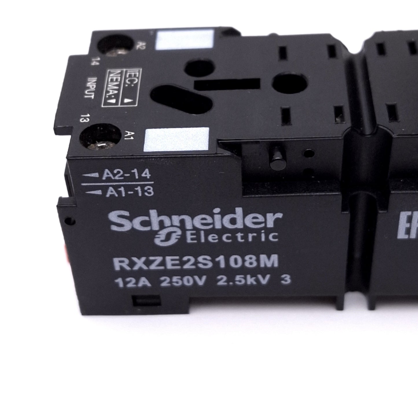 New – Open box Schneider Electric RXZE2S108M Harmony Plug-In Relay Socket, 8-Pin, 12A 250V