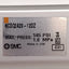 Used SMC NCDQ2A20-12DZ Compact Cylinder, ø20mm Bore, 12mm Stroke, 145psi, 10-32 Ports