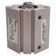 Used SMC NCDQ2A20-12DZ Compact Cylinder, ø20mm Bore, 12mm Stroke, 145psi, 10-32 Ports