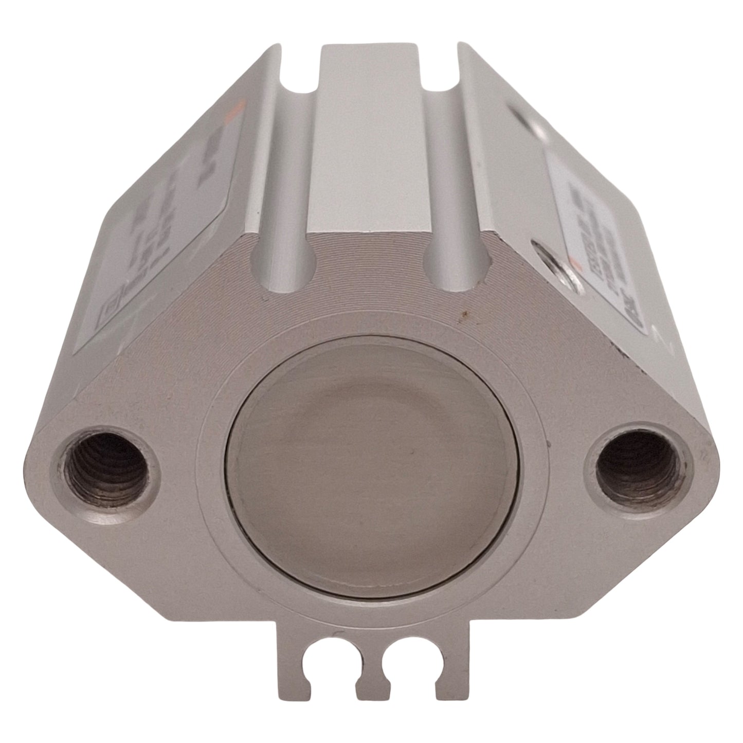Used SMC NCDQ2A20-12DZ Compact Cylinder, ø20mm Bore, 12mm Stroke, 145psi, 10-32 Ports