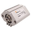 Used SMC NCDQ2A20-12DZ Compact Cylinder, ø20mm Bore, 12mm Stroke, 145psi, 10-32 Ports