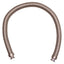 Used Stainless Steel Braided Flexible Hose NW25 Flange, ø1.45in OD, 3.5ft Length