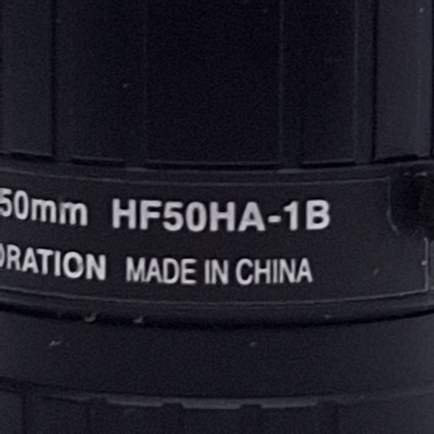 Used Fujinon HF50HA-1B Machine Vision Camera Lens 2/3", Format 50mm, F2.3-22, C-Mount