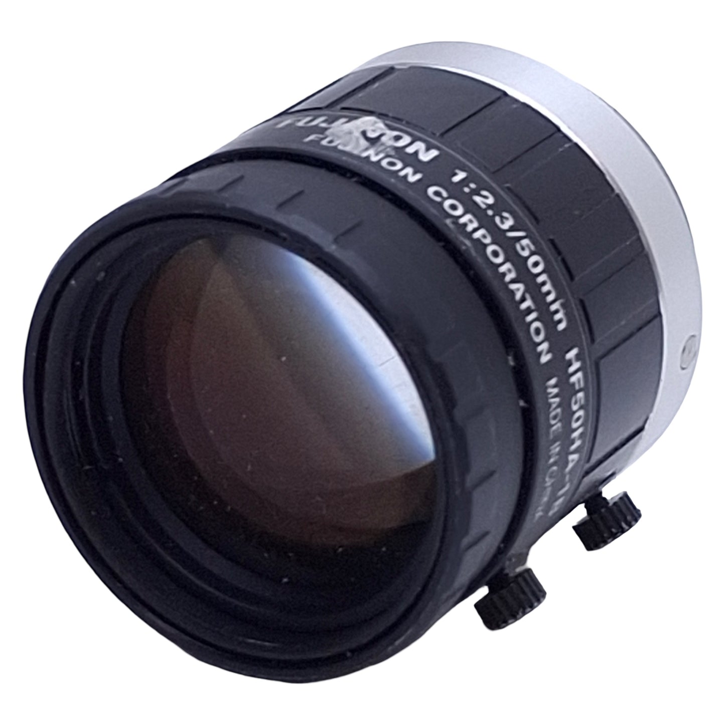 Used Fujinon HF50HA-1B Machine Vision Camera Lens 2/3", Format 50mm, F2.3-22, C-Mount