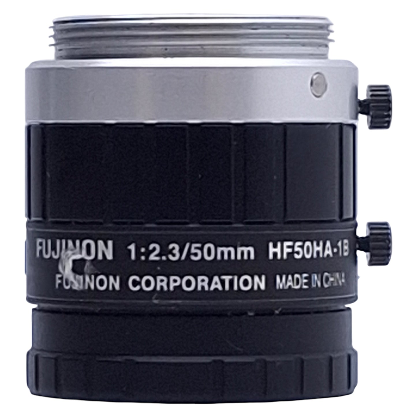 Used Fujinon HF50HA-1B Machine Vision Camera Lens 2/3", Format 50mm, F2.3-22, C-Mount