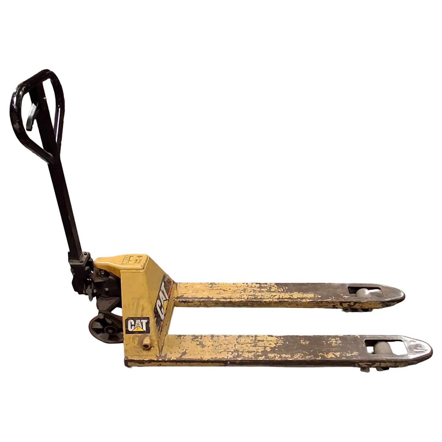Used Caterpillar Hand Pallet Jack, 5000lb Capacity, 48in L x 20.5in W, 6in W Forks