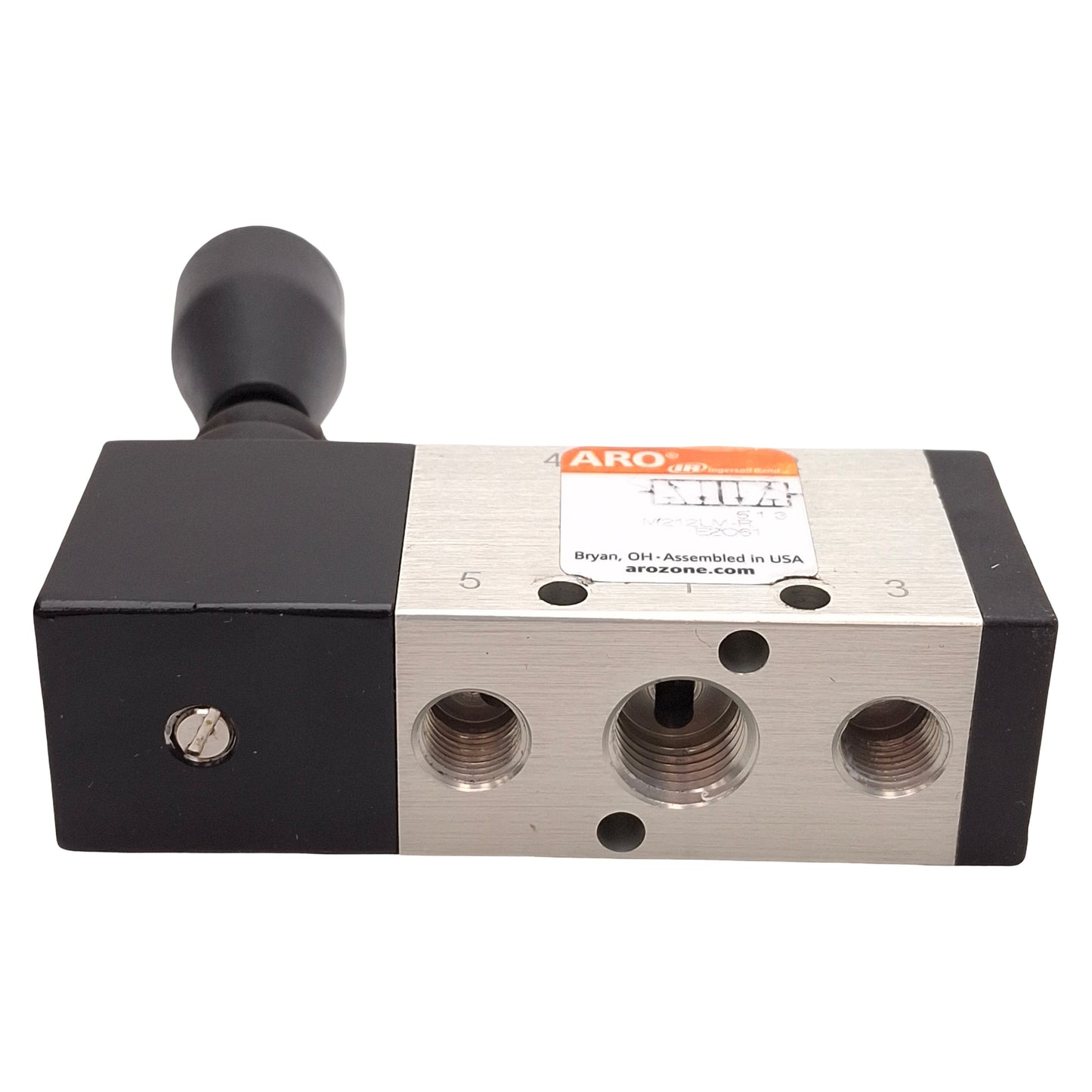 Used ARO M212LM-R Hand Lever Toggle Valve, 4-Way 2-Position, 20-140psi, 1/4in NPT