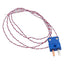 Used Type T Thermocouple, 1 meter Length, Grounded Exposed Junction, Mini Male Plug