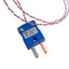 Used Type T Thermocouple, 1 meter Length, Grounded Exposed Junction, Mini Male Plug