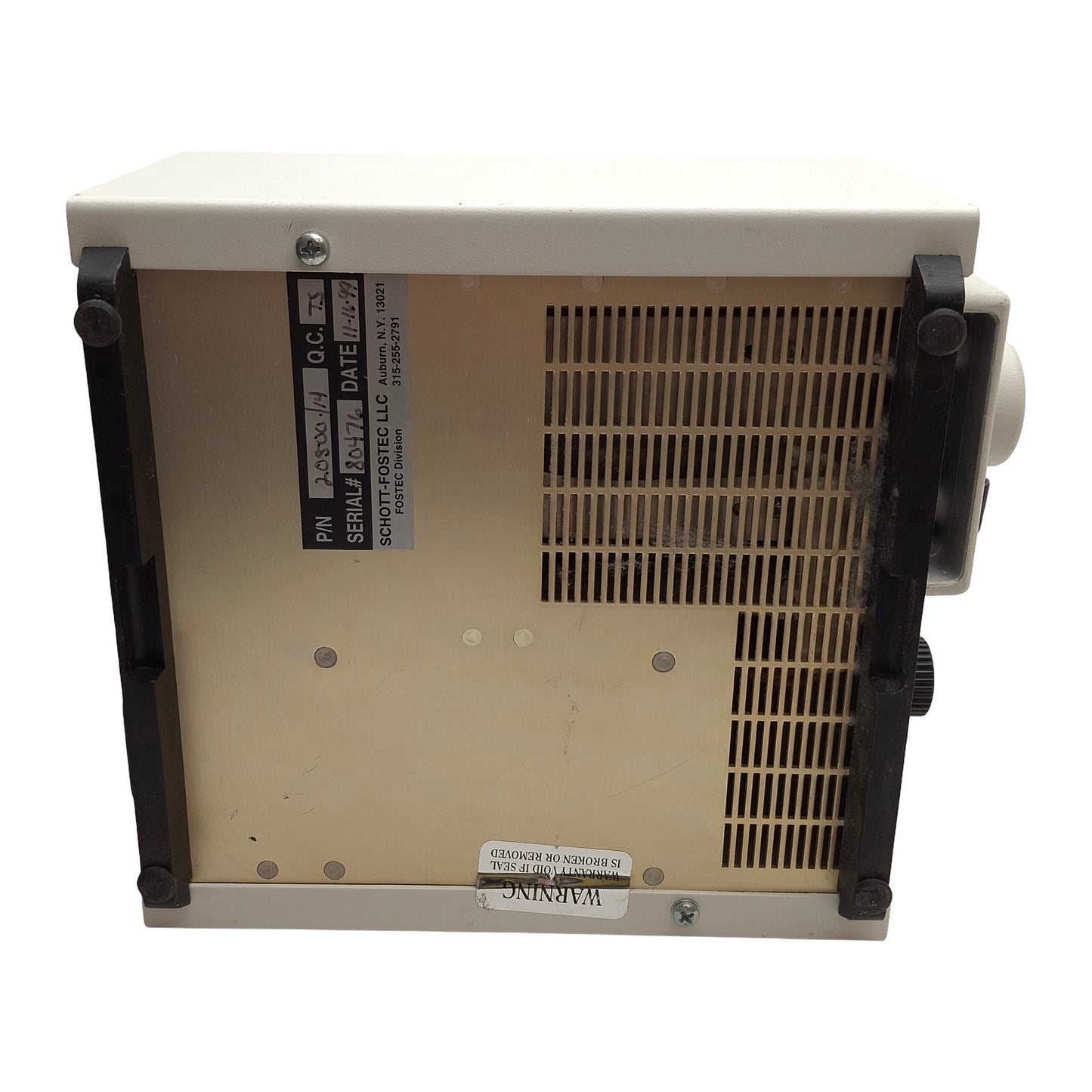 Used Leeds 20500.2/14 Fiber Optic Light Source Illuminator EKE Lamp, 150W, 115-120VAC