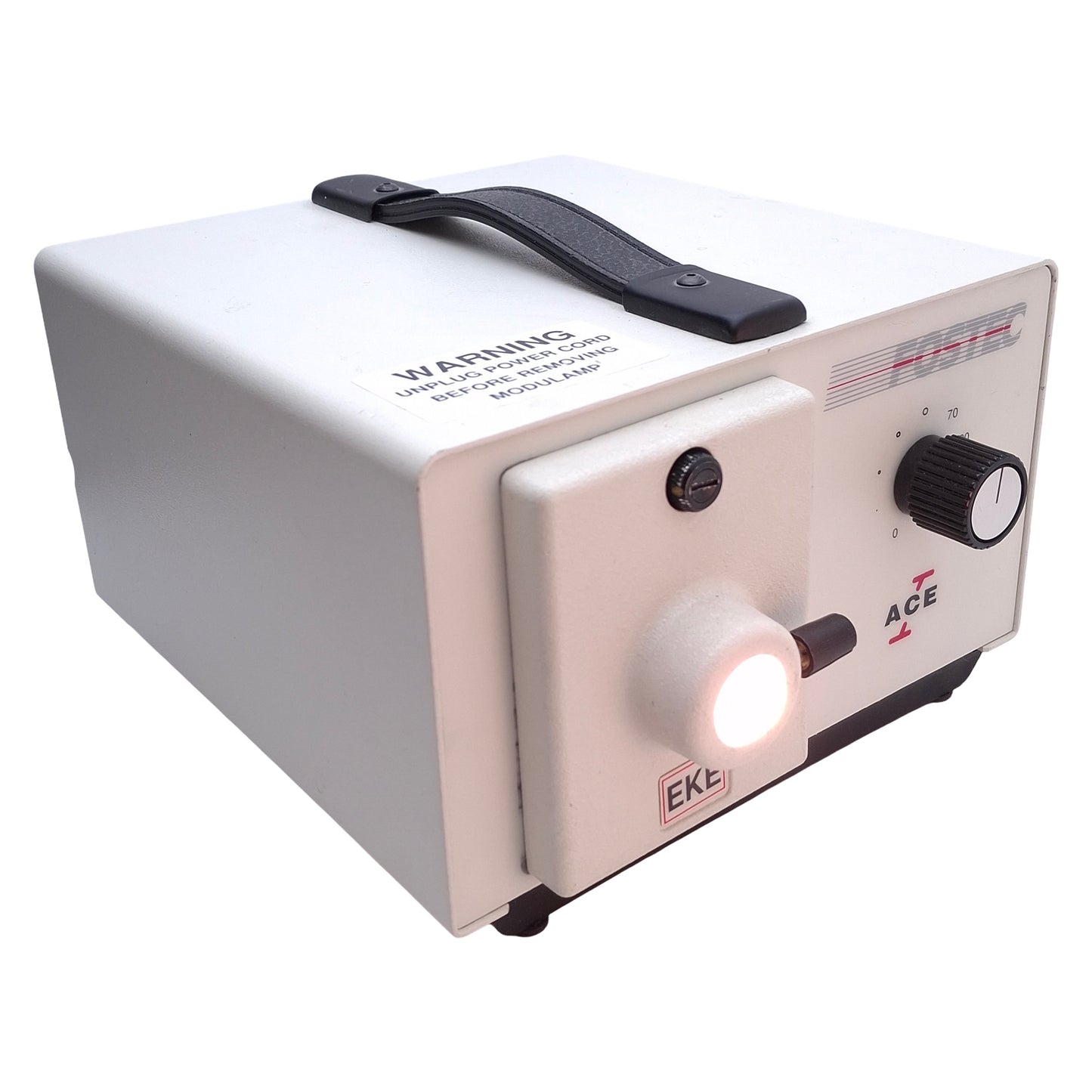 Used Fostec 20500 Fiber Optic Light Source Illuminator EKE Lamp, 150W, 115-120VAC