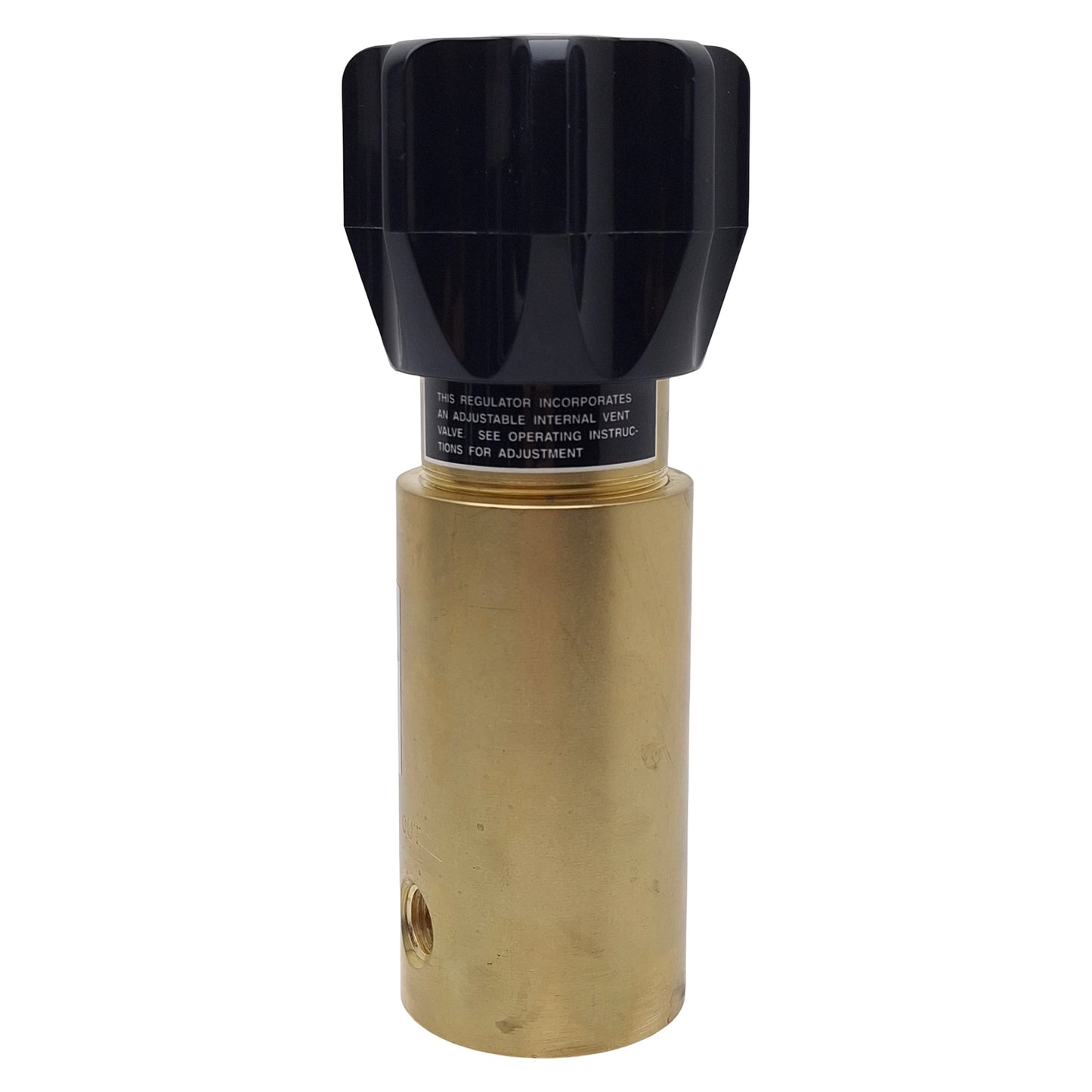 Used Tescom 44-1112-24 Pressure Reducing Regulator, 6000psi In, 800psi Set, 1/4in NPT