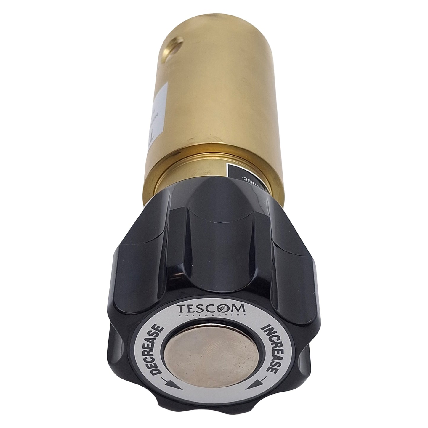 Used Tescom 44-1112-24 Pressure Reducing Regulator, 6000psi In, 800psi Set, 1/4in NPT