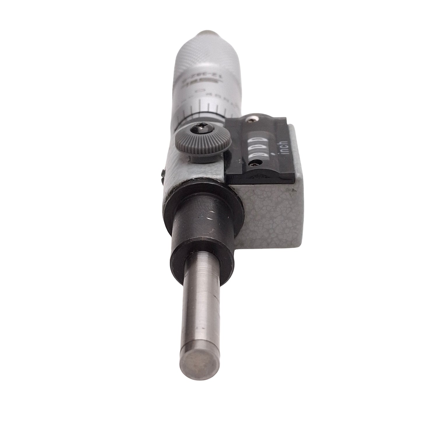 Used SPI 12-382-8 Digit Micrometer Head, 0-1in Range, 0.001in Graduation, ø12mm Mount