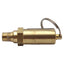 Used Emerson Kunkle 30-A01-KM0750 Brass Safety Valve, 1/4in NPT, 750psi Set, 156scfm