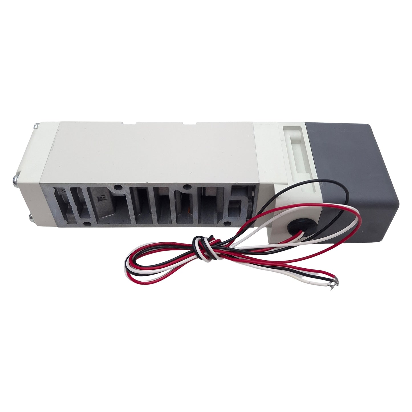 New – Open box SMC VQ5451-5G1 Base Mount Solenoid Valve, 5/3-Way, 1.0MPa, Plug-Lead, 24VDC Coil