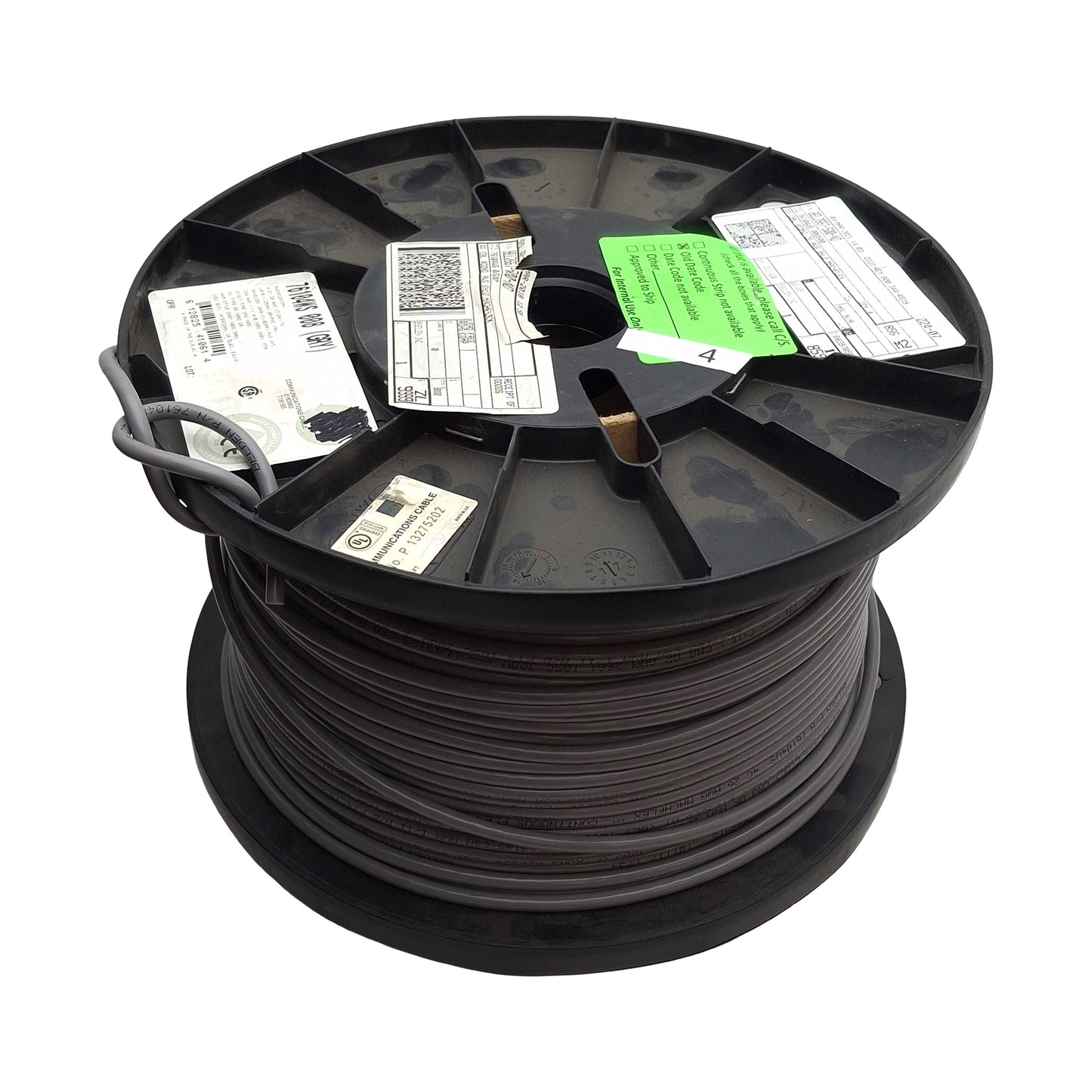 New – Open box Belden 76104WS 008500 Mach Flex Multiple Conductor Cable 4x26AWG TC, 300V, 475ft