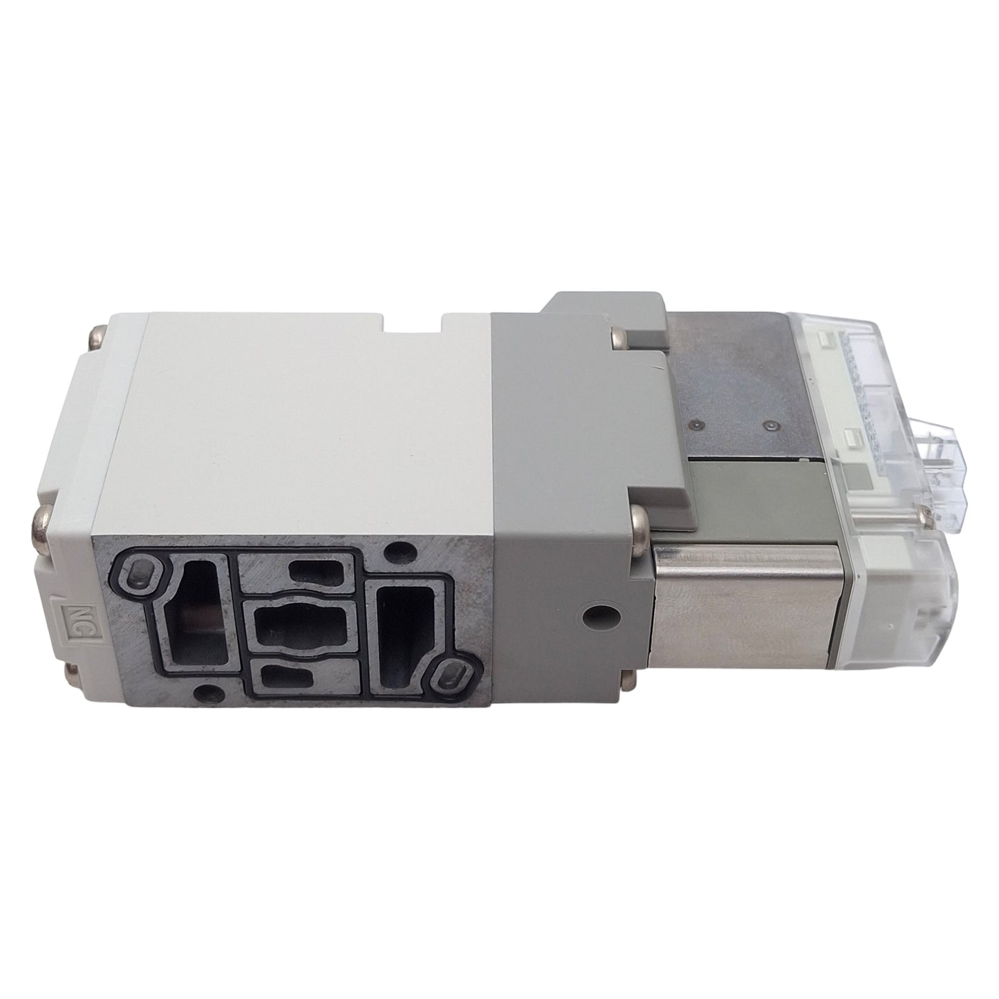 New – Open box SMC VP344-5L1-01NB Solenoid Valve, 3-Way N.O, 0.2-0.7MPa, Base-Mount, 24VDC Coil