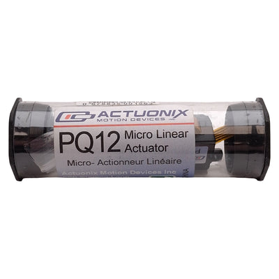 New Actuonix PQ12-63-12-S Micro Linear Actuator, 20mm Stroke, 63:1, 15mm/s, 12VDC