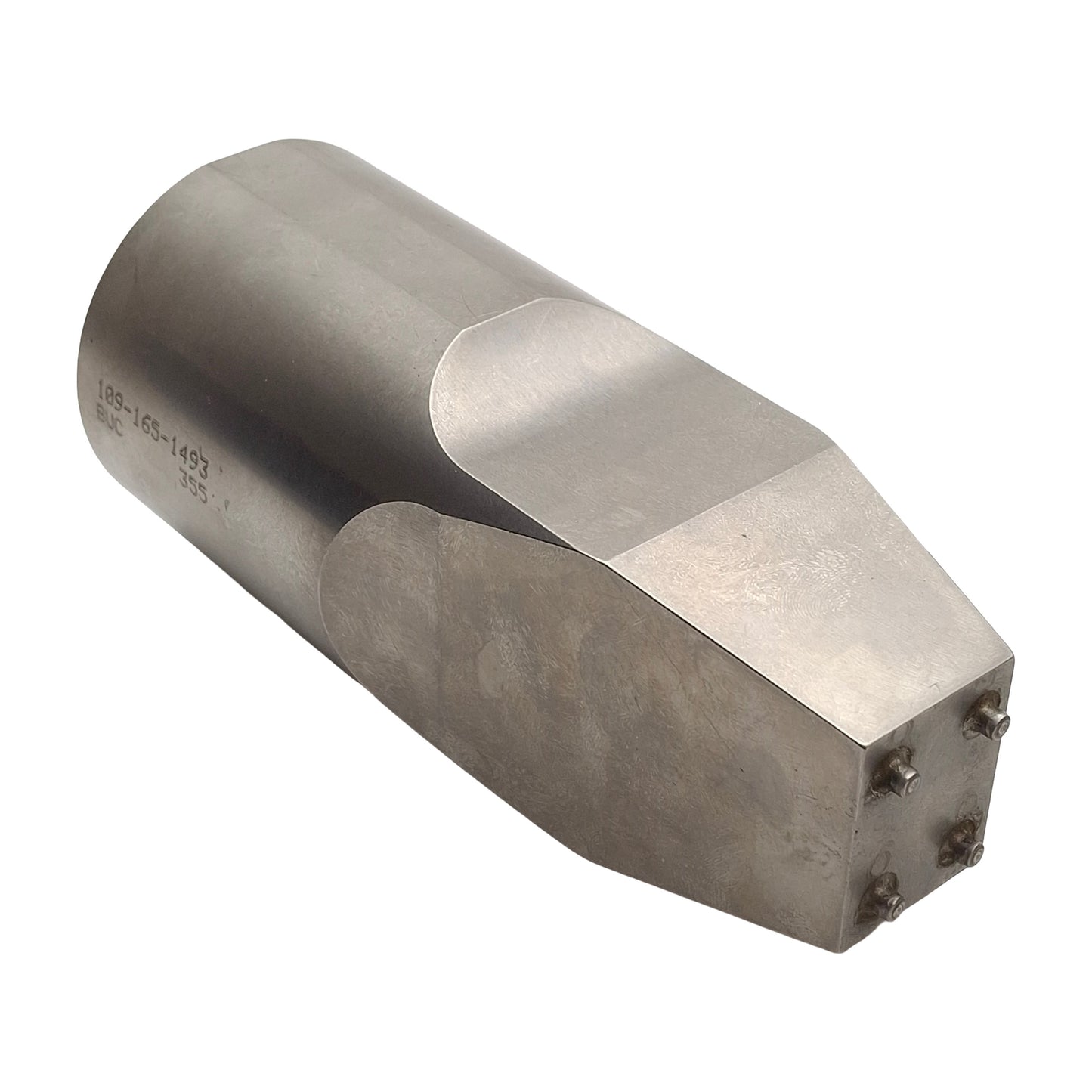Used Branson 109-165-1493 Ultrasonic Weld Horn Rectangle, Titanium, 20kHz, Radius Tip