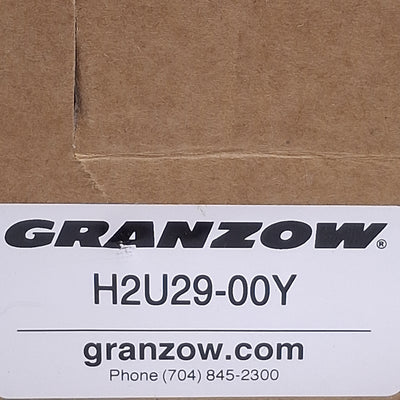 New Granzow H2U29-00Y Solenoid Valve 2-Way NC, 0-200psi, 1/4 NPT, 24VDC Coil