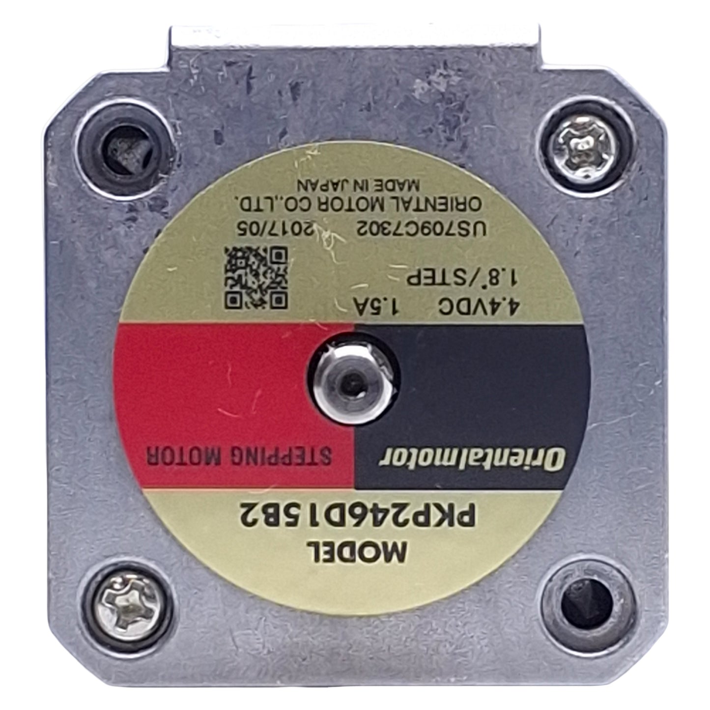 Used Oriental Motor PKP246D15B2 Bipolar Stepper Motor, 2-Phase, 1.8°, 4.4VDC, NEMA 17