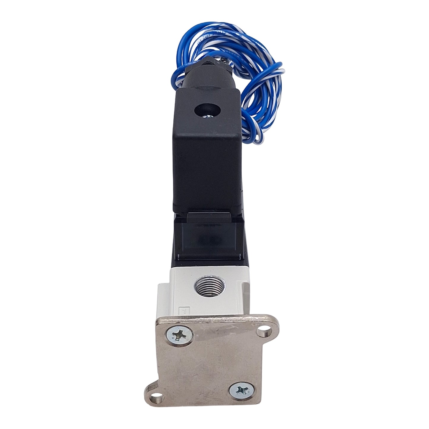 Used SMC VT307W-5DZ1-01N-F Solenoid Poppet Valve, 1/8in NPT, 0.1MPa, 24VDC Coil