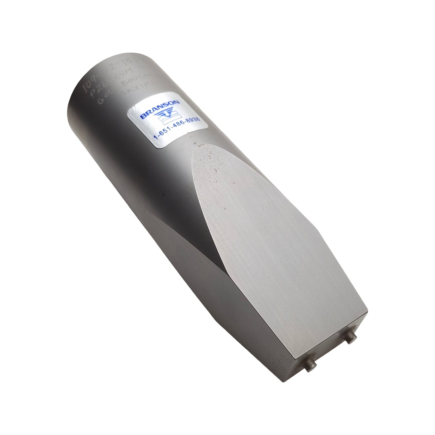 Used Branson 109-152-1532 Ultrasonic Weld Horn, Rectangle, Steel, 20kHz, Radius Tips