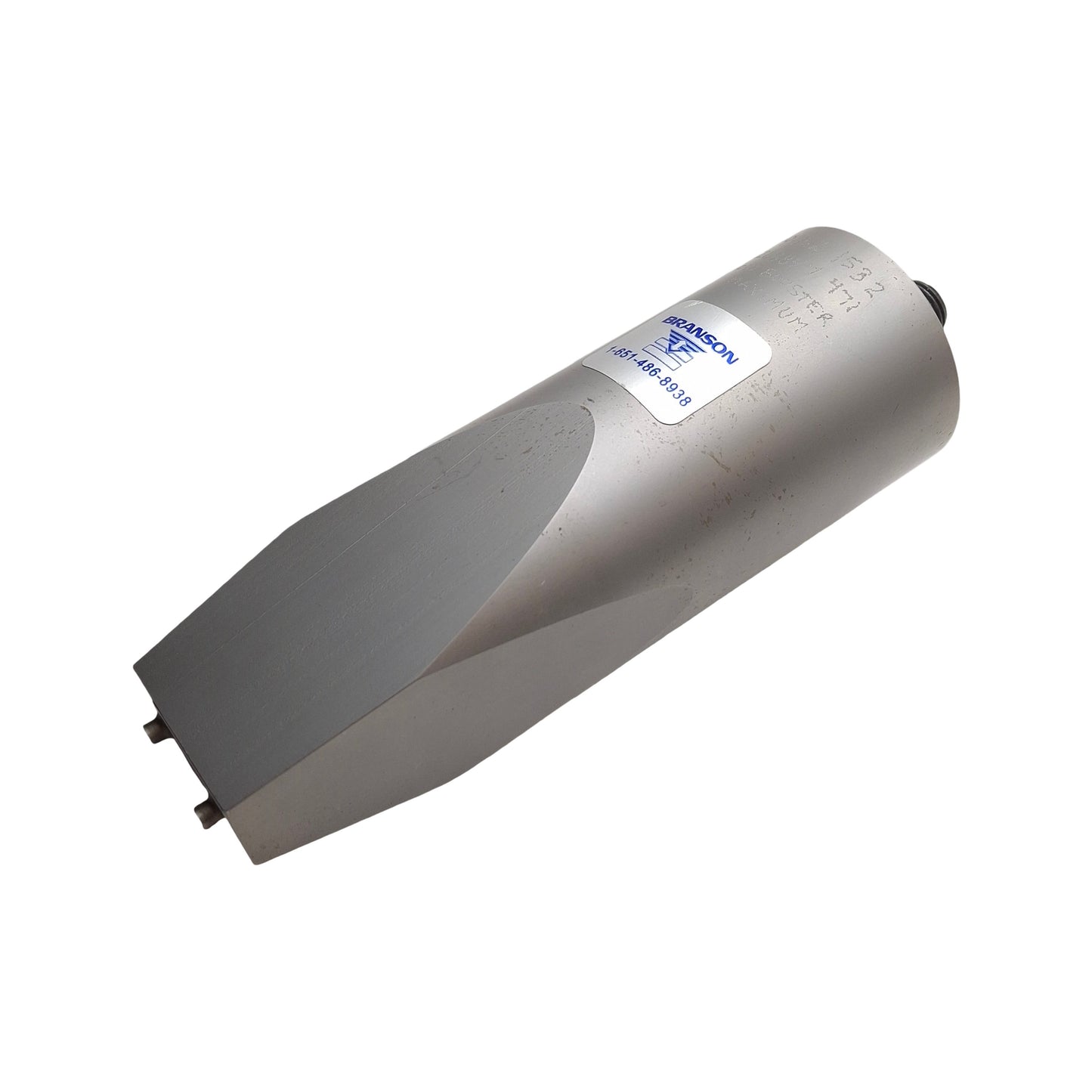Used Branson 109-152-1532 Ultrasonic Weld Horn, Rectangle, Steel, 20kHz, Radius Tips