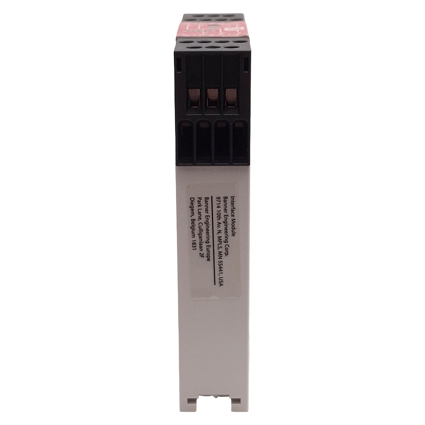 Used Banner IM-T-9A Light Curtain Safety Relay Module, 24VDC In, 3NO 6A Out, DIN Rail