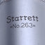 Used Starrett 263 Micrometer Head, 0-1" Range, 0.001" Grad, 0.235" Diameter