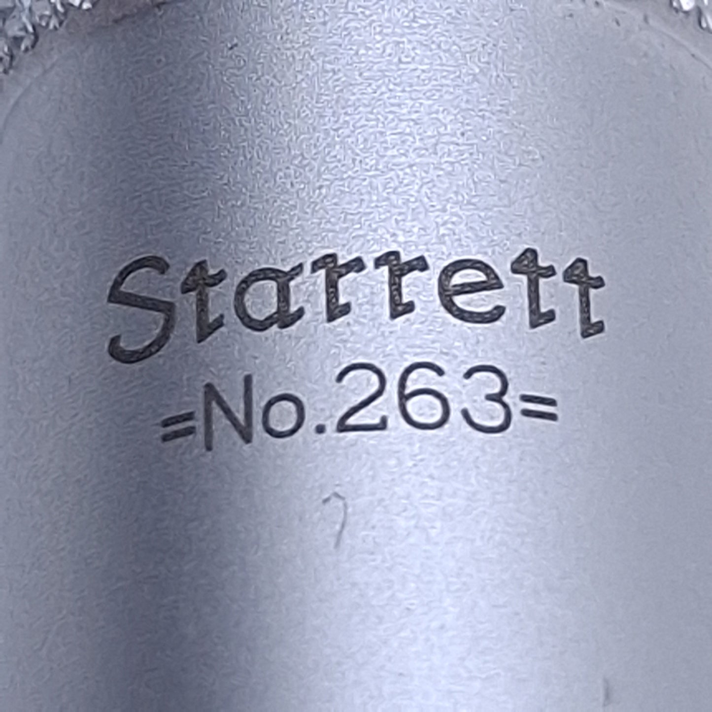Used Starrett 263 Micrometer Head, 0-1" Range, 0.001" Grad, 0.235" Diameter