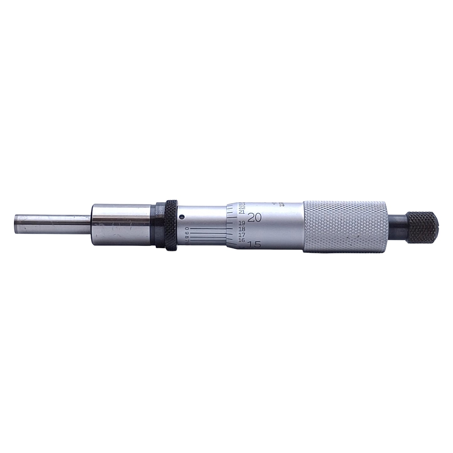 Used Starrett 263 Micrometer Head, 0-1" Range, 0.001" Grad, 0.235" Diameter