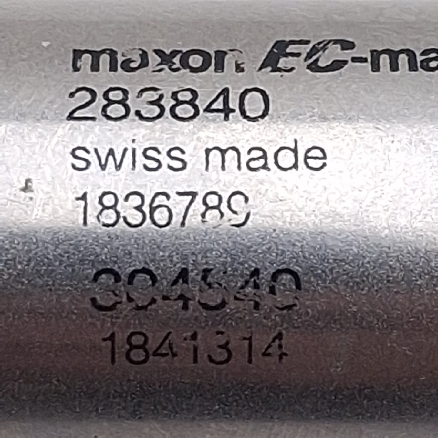 Used Maxon 283840 304540 EC-Max Brushless DC Motor, ø3mm Shaft, 18000rpm, 3.5N, 24VDC