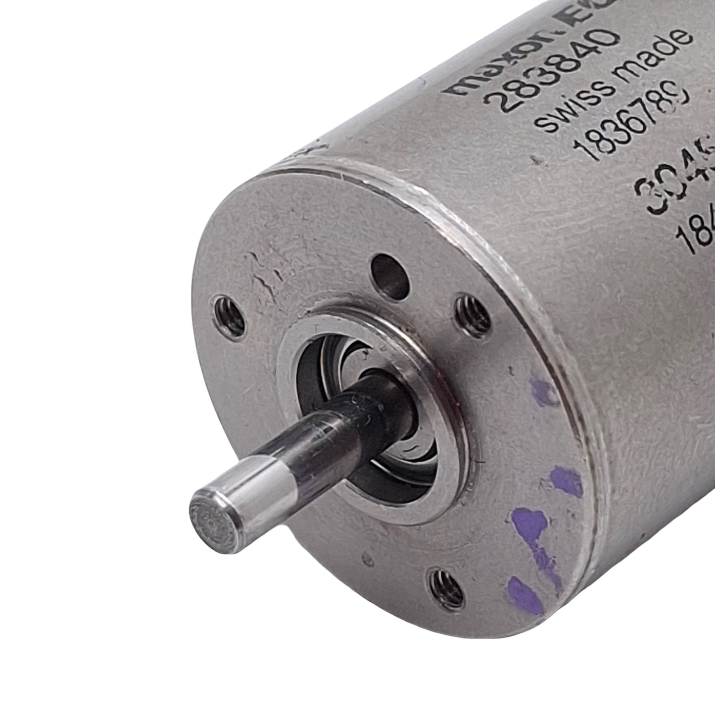 Used Maxon 283840 304540 EC-Max Brushless DC Motor, ø3mm Shaft, 18000rpm, 3.5N, 24VDC